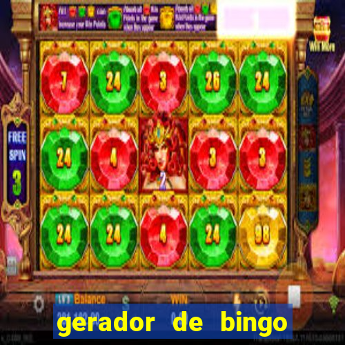 gerador de bingo cha de bebe